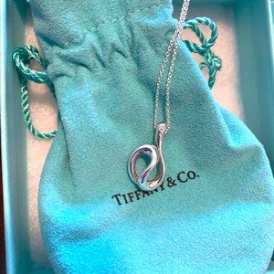 Authentic Tiffany & Co Open Wave Pendant